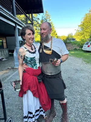 Green stays died with leaf resist pattern